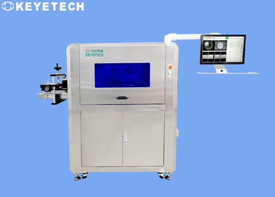 AC220V/50Hz 정확성 0.1 밀리미터 품질은 표면 흠 검출 기계를 제어합니다