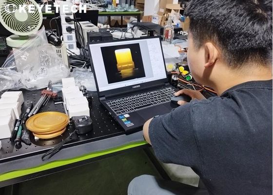 10.6mm 스푸트 캡 표면 결함 검출을 위한 시각 검사 시스템
