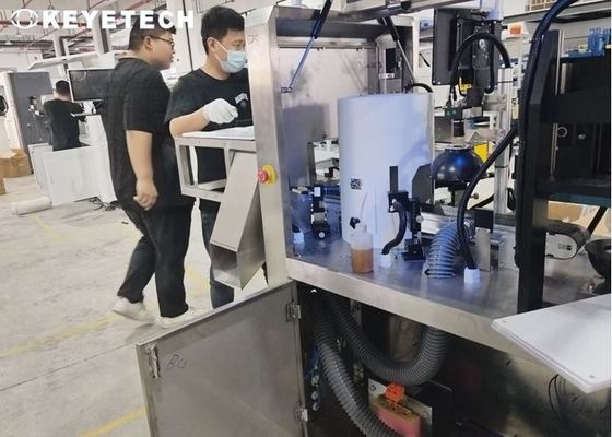 CRC 캡 와드 표면 부피 결함 시력 검사 장비